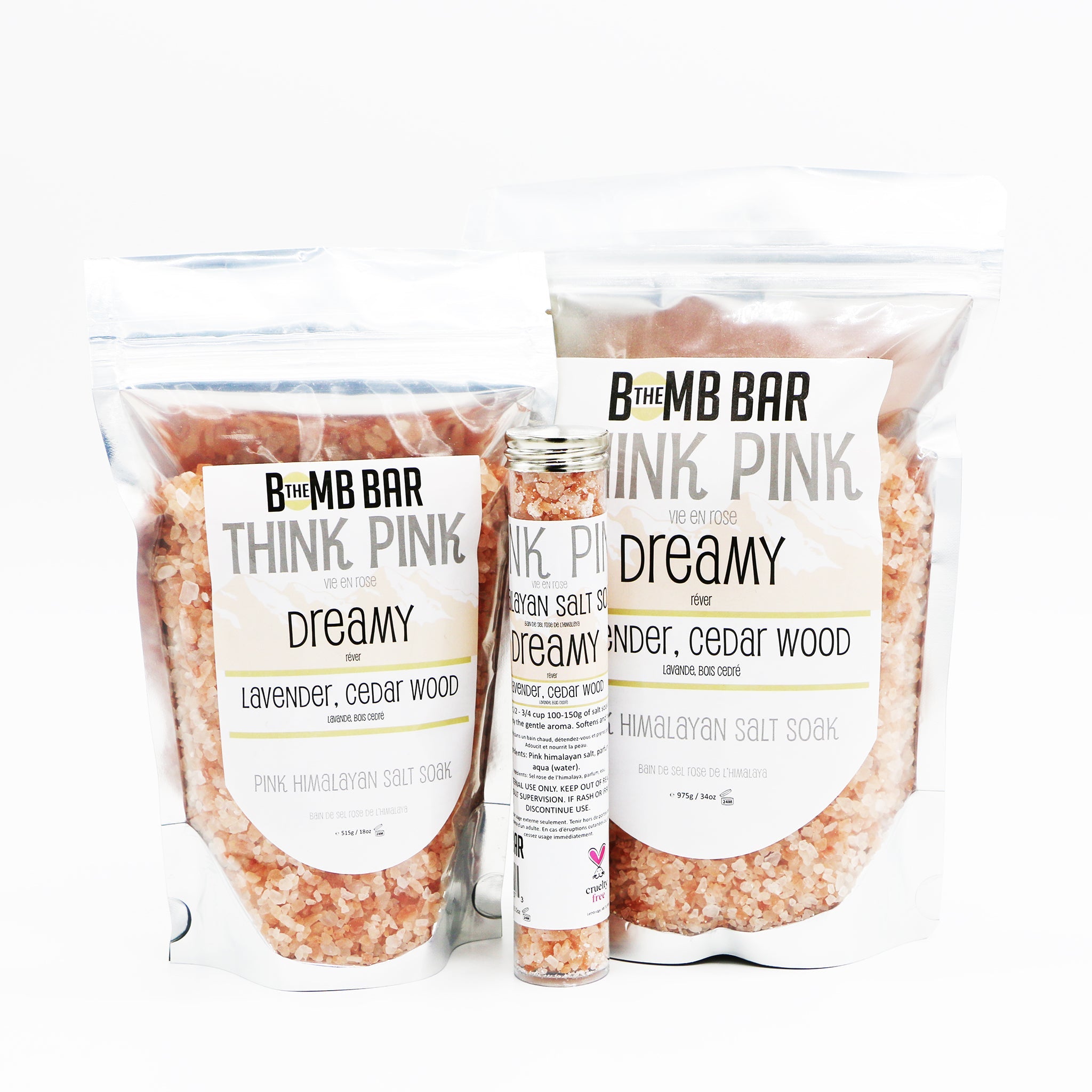 Bath Soak - Think Pink - Himalayan Pink Salt Detox