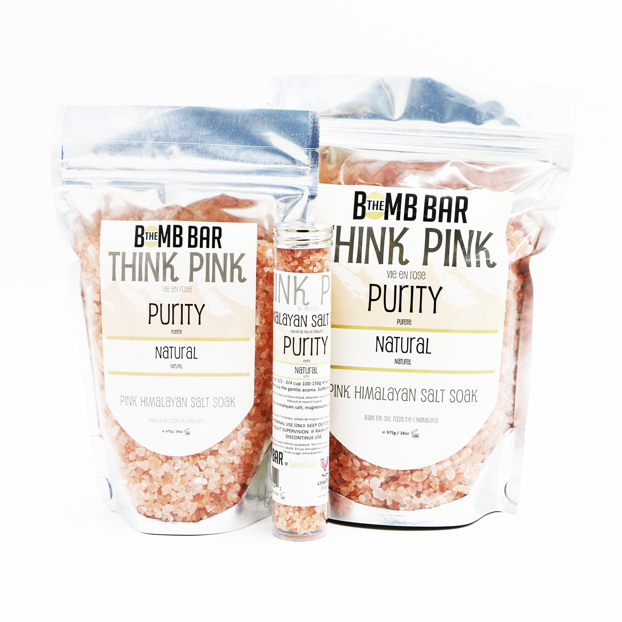Bath Soak - Think Pink - Himalayan Pink Salt Detox